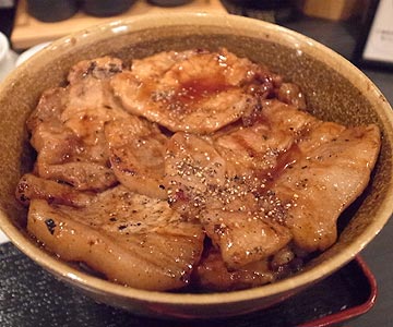 ぶたいち東京店の特上ロース豚丼