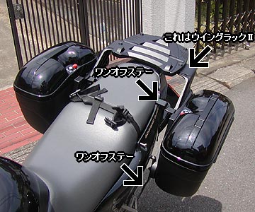 ライダーの装備たち パニアケース